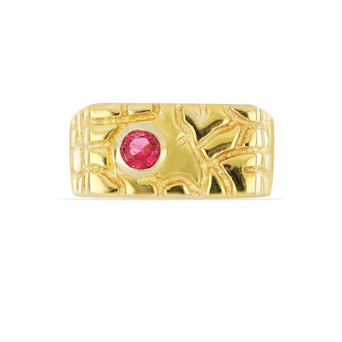 BUY NATURAL RHODOLITE GEMSTONE FASHION RING